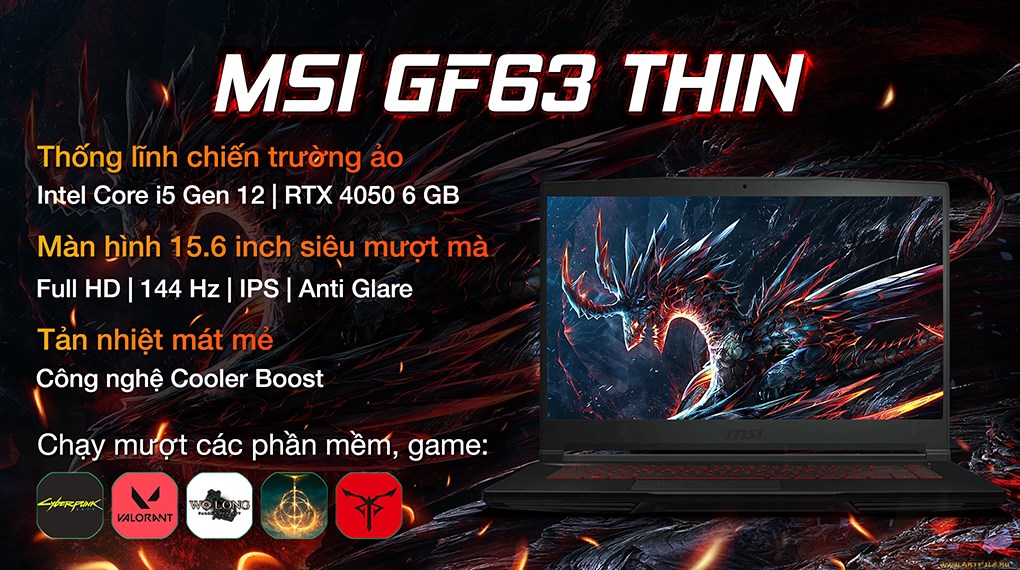 MSI GF63 Thin 12
